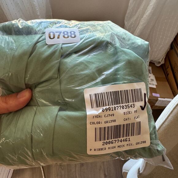 J.Crew Ribbed Knit Mixy Tank Midi Dress WMNS PS Eucalyptus Steam A-Line Pullover - Picture 10 of 10